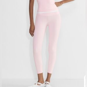 ARITZIA GOLDEN Butter Cheeky Hi-Rise 24” leggings in villa pink size 2